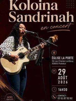 Koloina en Concert Eglise La Porte Puteaux