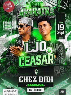 LJO & Ceasar en Showcase Chez Didi Sambava - Madagasikara