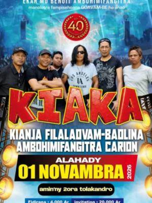 Kiaka en Concert Kianja Ambohimifangitra Carion