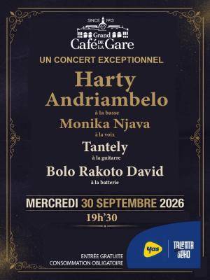 Monika Njava , Harty Andriambelo, Bolo Concert Café de la Gare Soarano
