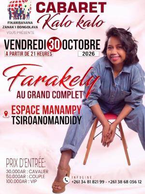 Fara kely kalo kalo Concert Espace Manampy Androtra Tsiroanomandidy
