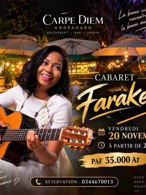 Fara kely en Cabaret Restaurant Carpe Diem Andraharo