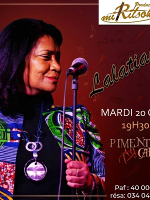 Lalatiana en Concert Piment Café Behoririka