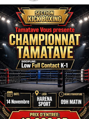 Championnat Tamatave Sport / Kick Boxing Arena Tamatave