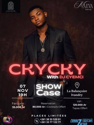 Ckycky en Showcase La Balançoire Antananarivo