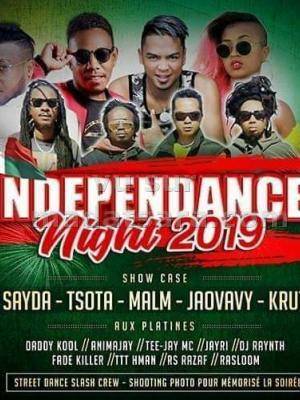 Independance night CFM - Cercle Franco-Malgache Mr Sayda, Malm Martiora, Tsota, Jaovavy, Radz krutam bull