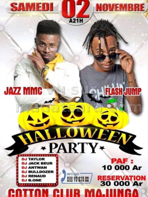 Jazz Mmc‍ Flash Jump‍  Halloween party - Cotton Club Mahajanga‍