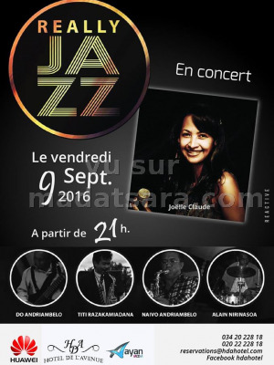 Joëlle Claude en concert - Really Jazz - Hotel de l'Avenue