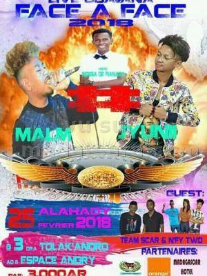 Live goavana face à face Malm Martiora & jyuni Espace Andry Tsianolondroa