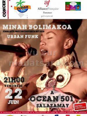 Minah en concertOcean 501 Tamatave