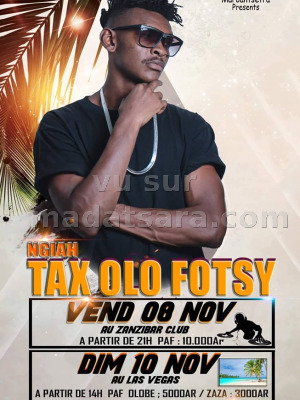 Ngiah Tax Olo Fotsy‍ - Discothèque Zanzibar‍ Plage Las Vegas Maroantsetra‍