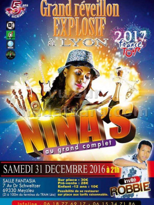 Nina's‍ au grand complet en concert à Lyon -  Salle Fantasia Marrakech Lyon‍