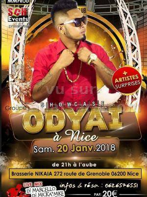 Odyai en showcase Brasserie Nikaia Nice