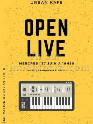 Open live avec Urban Friends Urban Café Antsahabe