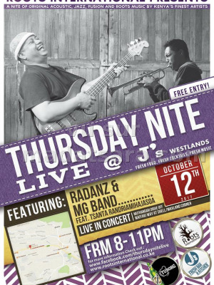 Radanz‍ & Mg Band Thursday Nite Live   Westlands