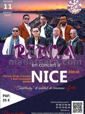 Rebika‍ en concert Forum Jorge François Nice‍
