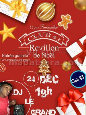 Réveillon de noël Club 43 Antaninarenina