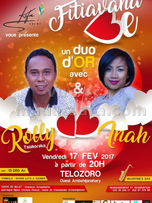 Rolly‍ & Inah‍ fitiavana be duo d'or au Restaurant Telozoro‍