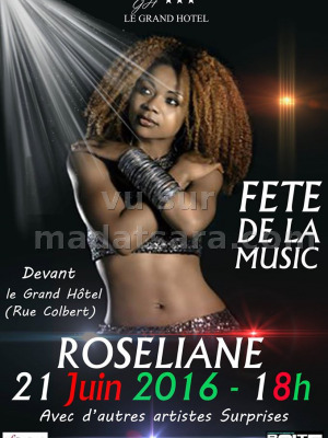 Roséliane - Fête de la musique - Grand Hotel Diégo Suarez