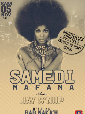 Samedi mafana avec Jay S'Nup‍ au Bar Naka'h‍