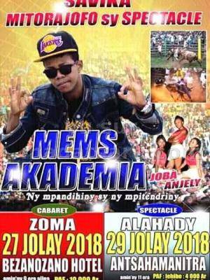 Savika mitorajofo sy spectacle Bezanozano Hotel Moramanga - Kianja Antsahamanitra Moramanga Mem's Akademia