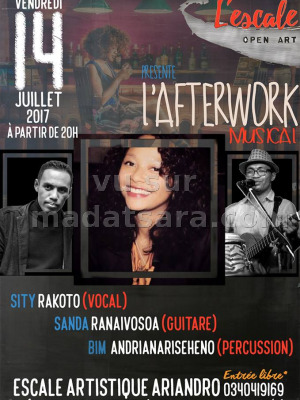Sity Rakoto‍ , Sanda Ranaivosoa‍ & Bim‍ - Afterwork musical - Escale Artistique Ariandro‍