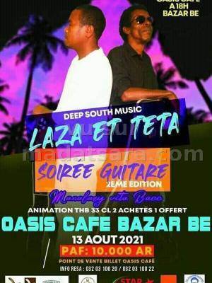 Soiree guitare 2eme edition Teta & Laza Oasis Café Toliara