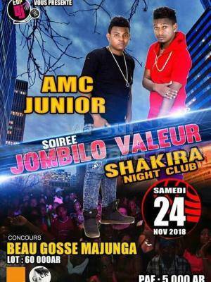 Soirée jombilo Amc Junior Shakira Night Club Mahajanga