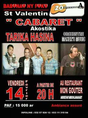 Tarika Hasina cabaret akostika Espace Mon Gouter Andrefan'Ambohijanahary