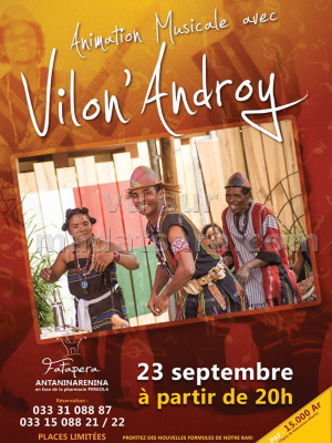 Vilon'androy‍ en concert au Fatapera Antaninarenina‍