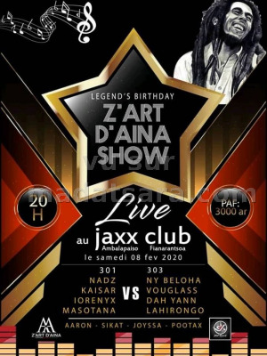 Z'Art D'aina Show - Live - Jax Club Fianarantsoa‍