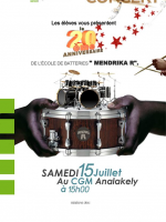 20è anniversaire de l'école de battérie de Mendrika‍ au CGM Analakely‍