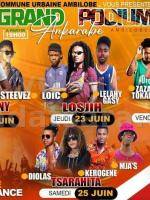 Grand Podium Ankarabe - Britonny , lucrom , Steevez, los jih , Loic, Lelahy Gasy, Zaza Tokana , Black Nail , Jazz Fick, Tsarahita , Diolas , Kerogene Stal , Mja's - Place de l'indépendance Ambilobe