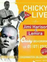 Chiky en Showcase  avec Jimmy Harison & Lemira -
