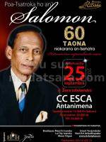 Poa-tsatroka hoan'i Salomon - 60 taona niakarana an-tsehatra - CCESCA Antanimena