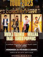 Concert privé - Mirana , Inah , Fanilo Poppin's , Mbola Talenta - Lons