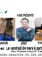 Yrinaf Boutska , Manoa , Ony , Tolotra , Douglas - Cabaret Food Court Aerovillage Talatamaty