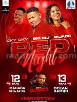 Big MJ , Rijade , Ckycky Showcase Red nights Ocean Bamboo Mayotte , Mahaba Club Mayotte