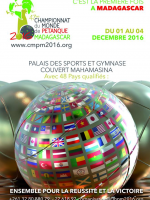 47ème championnat du monde de pétanque 2016 - Palais des Sports Mahamasina‍