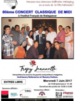 80ème concert classique de midi - IFM - Institut Français de Madagascar‍ avec Tropy Jeannette