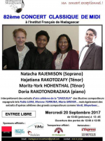 82ème concert classique de Midi à IFM - Institut Français de Madagascar‍
