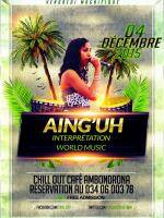 Aing'Uh interprétation World music au Chillout Café Ambondrona