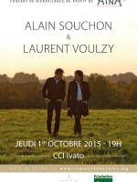 Alain Souchon et Laurent Voulzy au CCI Ivato - Concert de bienfaisance au profite de Aina
