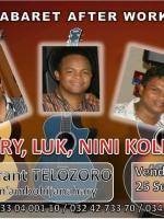 Cabaret after work avec Mahery, Luk et Nini Kolibera au restaurant Telozoro Andrefan'Ambohijanahary