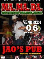 Cabaret concert Ma.Ma.Da au Jao's Pub