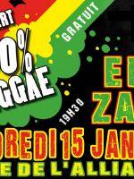 Concert 100% reggae Eka Zaho au Café de l'Alliance