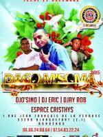 Dago M'Sôma 2015 avec Djo'Sino, Dj Eric et Djay Rob à l'Espace Cristhys Bordeaux