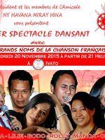 Diner dansant avec les grands noms de la chanson française à l'Hotel AC Ivato