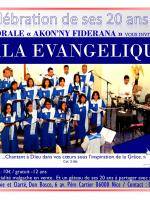 Gala Evangelique - célébration des 20 ans de la Chorale Akon'ny Fiderana