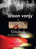 Groupe Arison Vonjy en concert au Piment Café